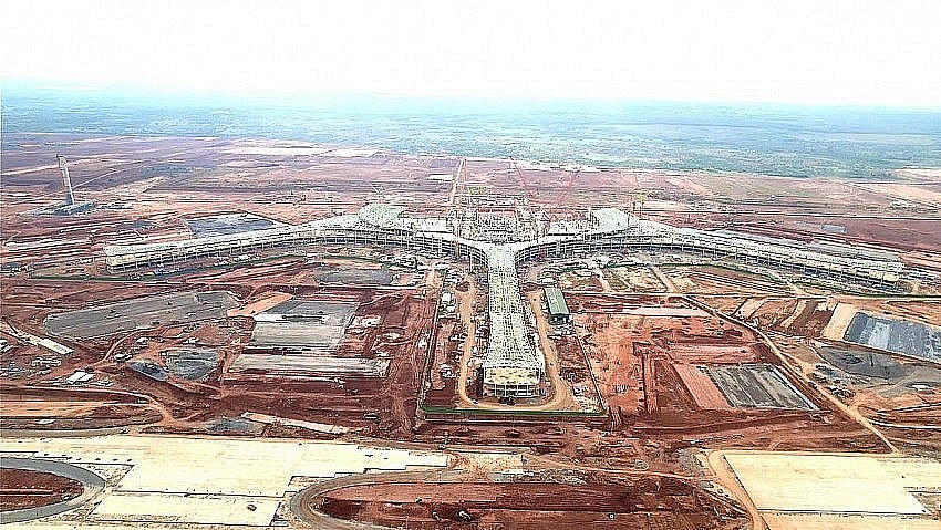 Toàn cảnh dự án sân bay Long Thành.