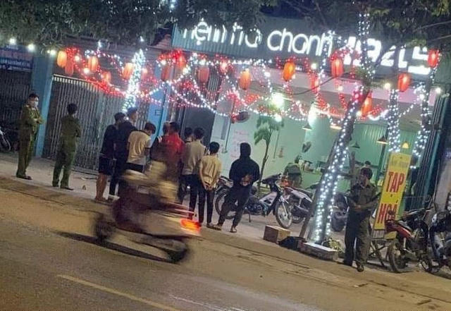 Khu vực xảy ra vụ án mạng.