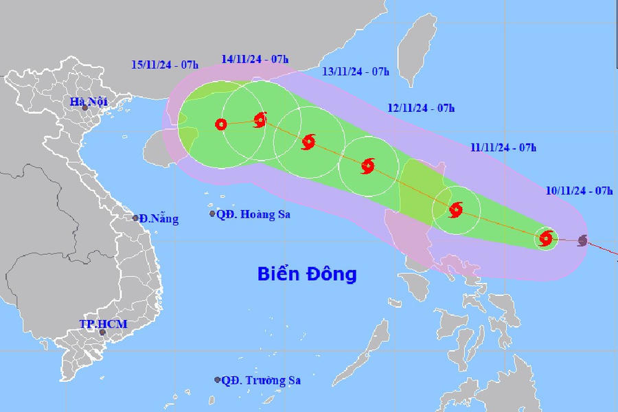 Bộ Nông nghiệp và Phát triển nông thôn ra công điện ứng phó với bão số 8. (Ảnh minh họa)