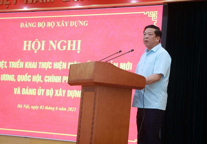 Bộ trưởng Bộ Xây dựng Trần Hồng Minh. Ảnh CTTĐT Bộ xây dựng