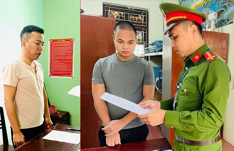 Cơ quan chức năng đọc quyết định khởi tố bị can đối với Trần Đại Phúc và Lê Văn Hải.