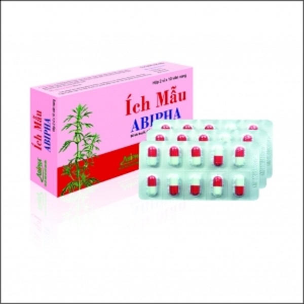 Viên nang Ích mẫu Abipha bị thu hồi do không phù hợp tiêu chuẩn ban hành. Ảnh: internet.
