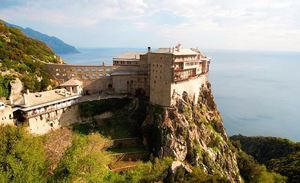 Hình ảnh về lãnh địa núi Athos. 