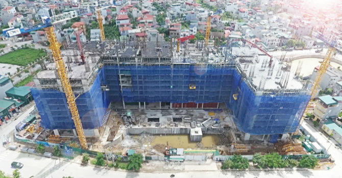 Dự án Ecohome Phúc Lợi đang bị thế chấp ở ngân hàng.