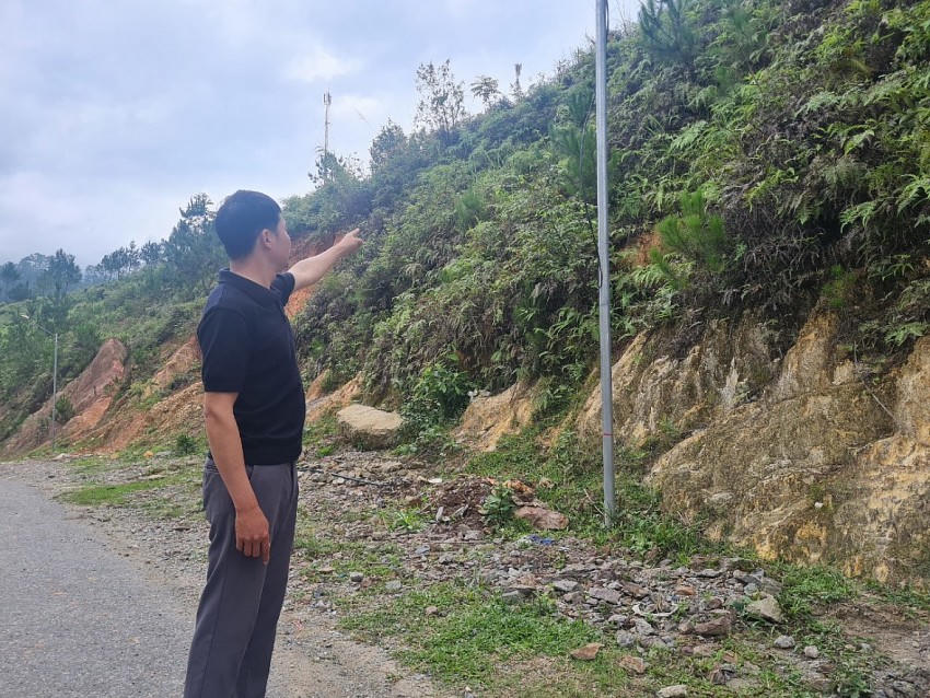 Khu đất của 3 hộ gia đình ông Lê Duy Hiên, ông Lù Chừ Dê và anh Cù Tiến Hải nằm trong diện thu hồi để thực hiện dự án.