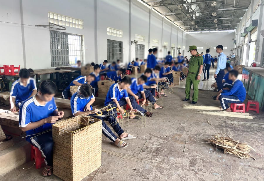 Học viên tại các cơ sở cai nghiện được đào tạo nghề, tạo điều kiện tìm việc làm và ổn định cuộc sống sau tái hòa nhập cộng đồng.