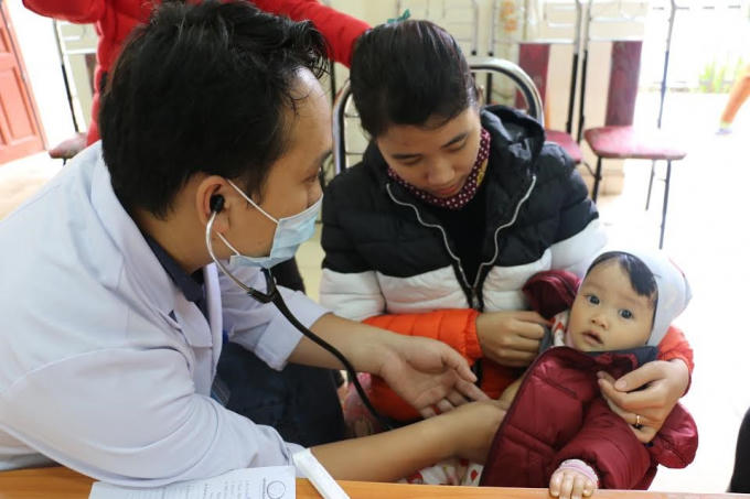 Chăm sóc sức khỏe cộng đồng là nhiệm vụ, cũng là công việc hàng ngày của người bác sĩ. (Ảnh: BV Sản Nhi Quảng Ninh)