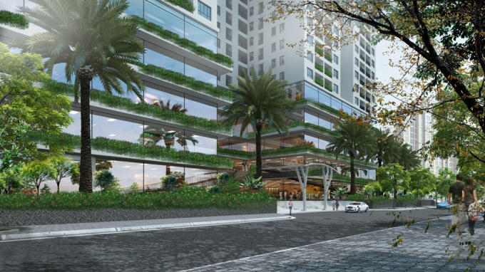 Cho&aacute;ng ngợp trước kh&ocirc;ng gian xanh ng&uacute;t ng&agrave;n ở Ecolife Capitol
