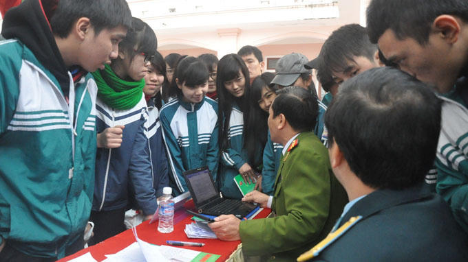 điểm mới trong tuyển sinh khối nghành công an (ảnh minh họa) nguồn; internet