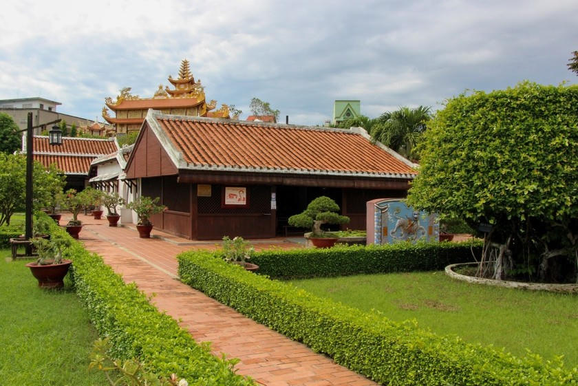 Trường Dục Thanh, nơi thầy giáo Nguyễn Tất Thành dạy học năm 1910. (Ảnh: Bảo tàng Hồ Chí Minh)