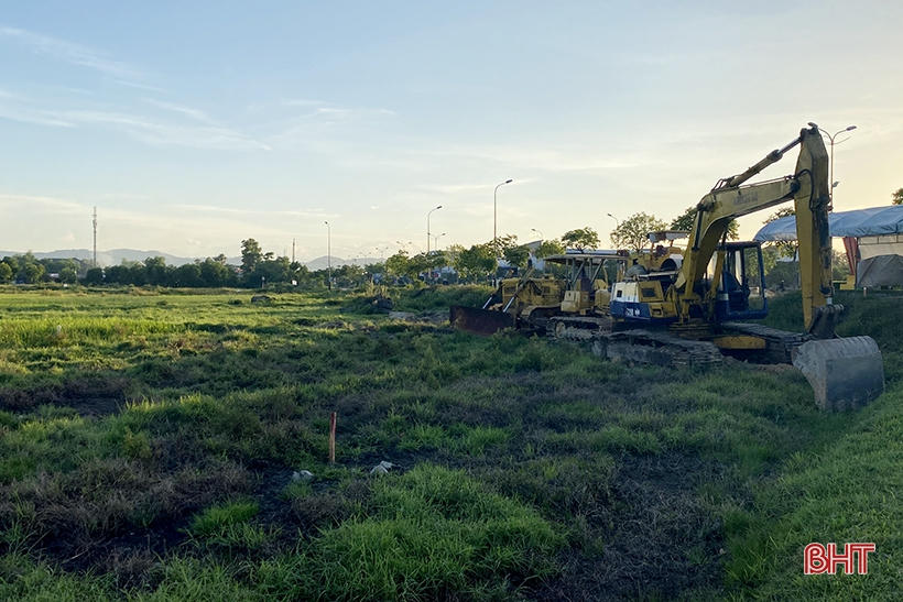 Khu đất CTCP Tập đoàn Hà Mỹ Hưng trúng đấu giá. (Ảnh: Báo Hà Tĩnh).