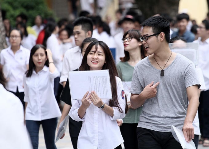 Nhiều trường công bố điểm sàn không vượt quá mức điểm Bộ GD-ĐT đưa ra. Ảnh minh họa