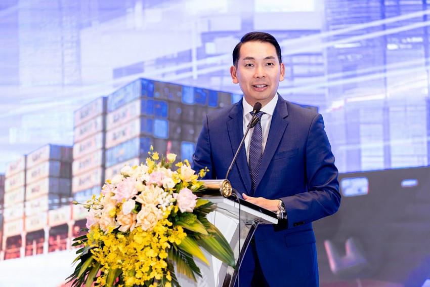 Tiến sĩ Yap Kwong Weng, CEO Việt Nam SuperPortTM phát biểu tại Lễ ký kết Hợp tác Chiến lược