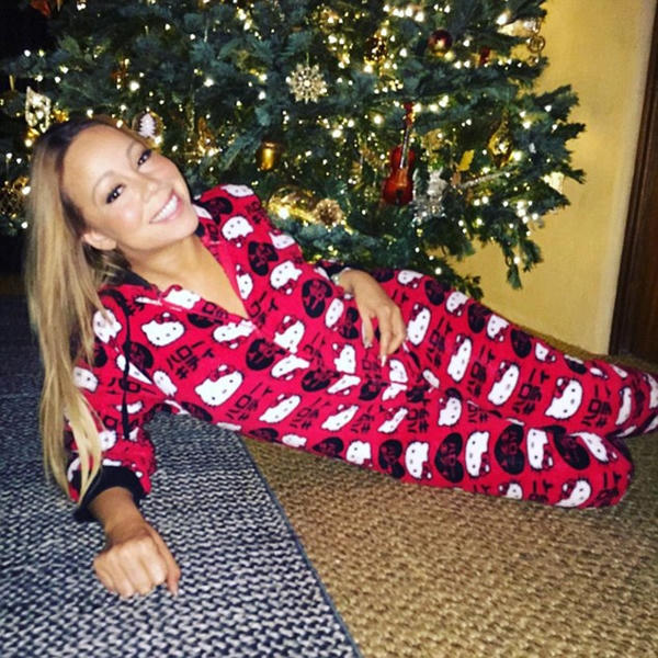 Mariah vui vẻ đăng tải bức hình độc. Ảnh: Internet