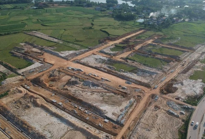 Dự án Khu đô thị mới Thanh Minh (Hình ảnh ghi nhận vào tháng 8/2021)