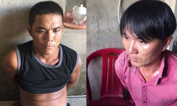 2 đối tượng Bình và Cường. (Ảnh: Báo Công lý)