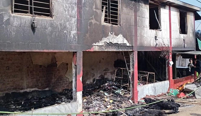 Vụ hỏa hoạn khiến cháu bé 11 tuổi tử vong.