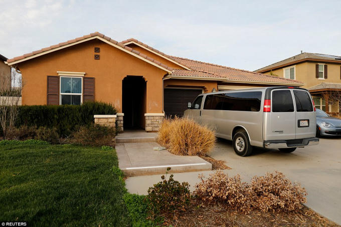 Ngôi nhà nơi phát hiện ra 13 nạn nhân bị giam giữ.