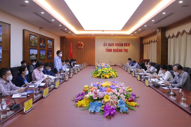 Đoàn công tác Bộ LĐ-TB&amp;amp;XH do Thứ trưởng Lê Tấn Dũng làm trưởng đoàn đã kiểm tra, làm việc với lãnh đạo tỉnh Quảng Trị (Ảnh: V.T).