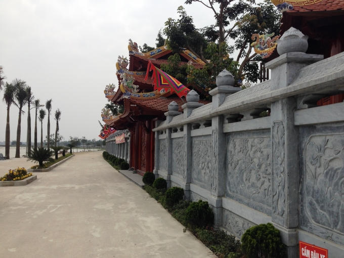 Ho&agrave;nh tr&aacute;ng điện thờ độc nhất v&ocirc; nhị tại H&agrave; Tĩnh