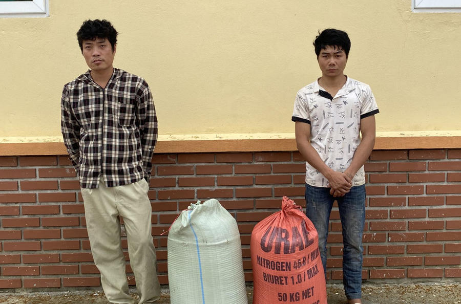 Hai đối tượng bị bắt giữ.