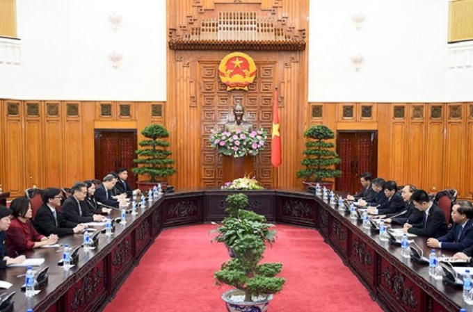 Thủ tướng Nguyễn Xuân Phúc đã tiếp Bộ trưởng Bộ Ngoại giao Thái Lan và Chủ tịch Tập đoàn TCC, Thái Lan.