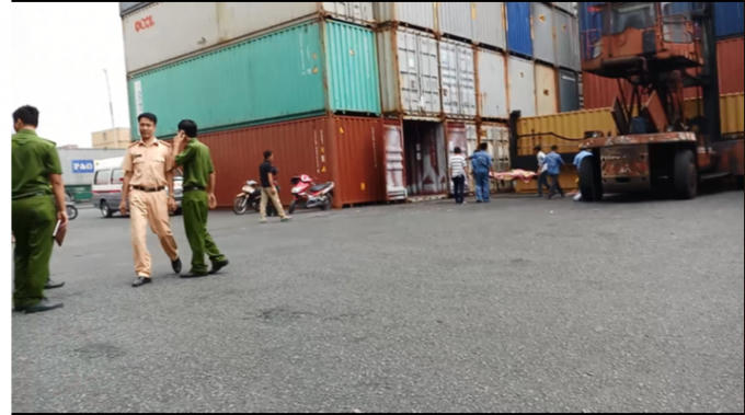 Hiện trường nơi xảy ra vụ việc.
