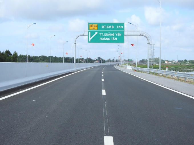 Cao tốc Hạ Long - Hải Phòng. Ảnh: Minh Cương