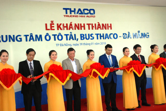 Lễ cắt băng khánh thành trung tâm trưng bày kiểu mẫu đầu tiên tại TP Đà Nẵng.