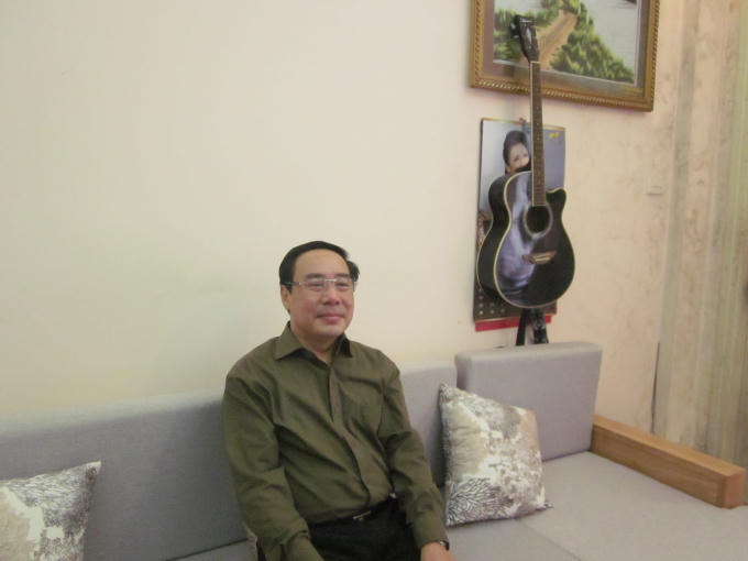 TS Nguyễn Văn Điệp, Phó Giám đốc Học viện Tòa án (Ảnh Lương Liễu).