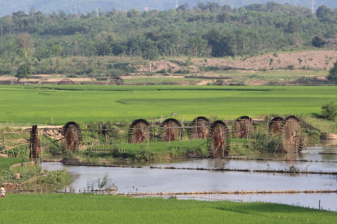 Ruộng đồng ở Chiêng Ngam thuộc Huyện Quỳ Châu - Nghệ An. (ảnh: Minh Long).