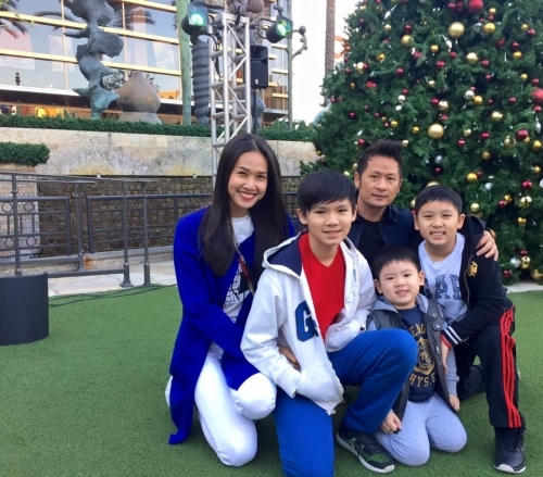 Mỹ Linh luôn gần gũi và yêu quý con riêng của Bằng Kiều