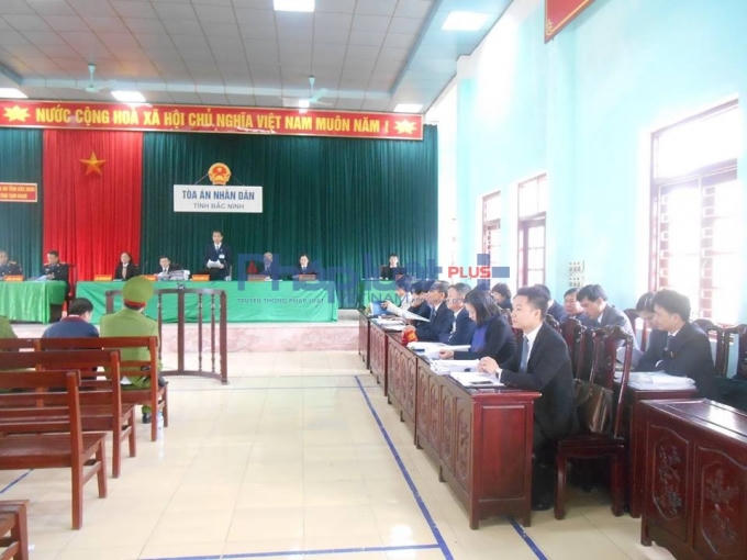 Toàn cảnh phiên tòa xét xử Tàng Keangnam.