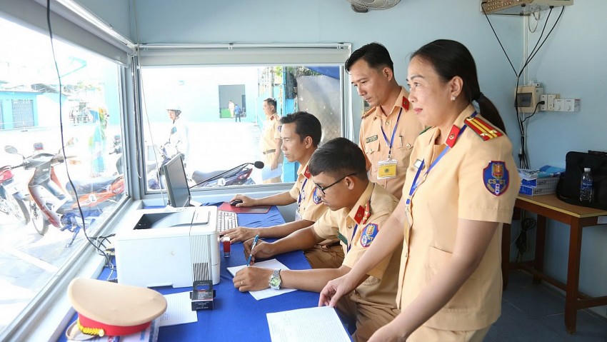 Công an Tiền Giang lần đầu tiên tổ chức kỳ thi sát hạch lái xe hạng A1