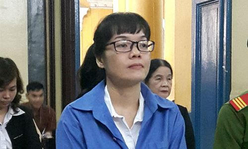 Bị cáo Như tại phiên tòa.