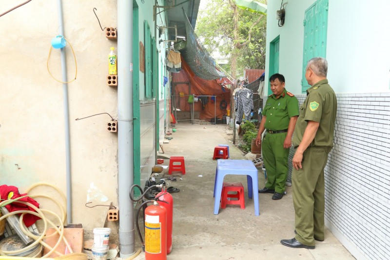 Hiện trường vụ việc.