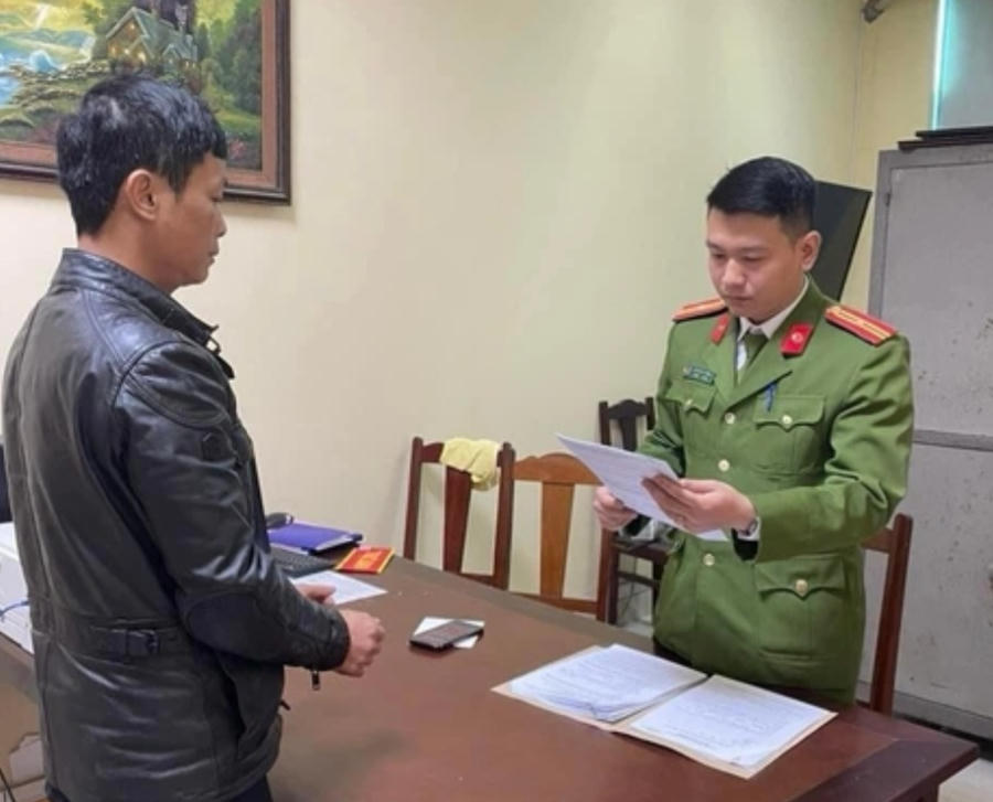 Đối tượng Nguyễn Công Thành bị bắt.