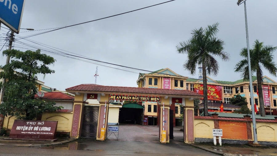 Trụ sở Huyện uỷ Đô Lương.