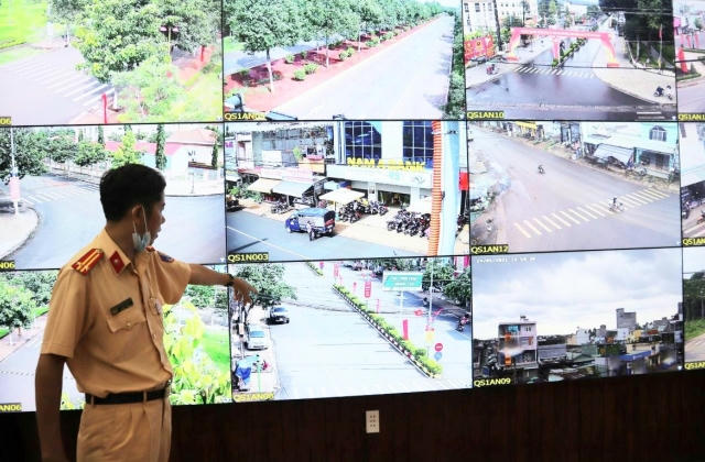 Bình Phước đầu tư đồng bộ hệ thống camera giám sát giao thông