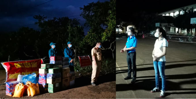 Bí thư Tỉnh Đoàn Trần Quốc Duy thăm và khích lệ tinh thần cán bộ, chiến sỹ và chuyển lời chúc sức khỏe đến người dân tại các khu cách ly, phong tỏa ở huyện Bù Gia Mập