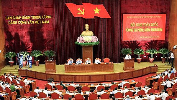 Hội nghị toàn quốc về công tác phòng, chống tham nhũng cuối tháng 6/2018.
