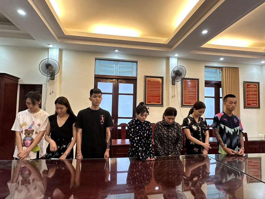 Các đối tượng tổ chức sử dụng ma túy