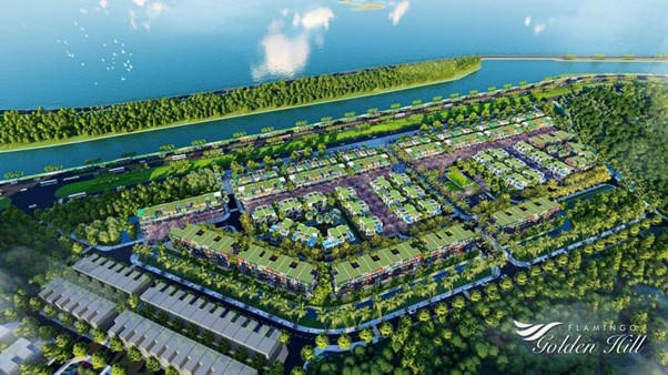 Phối cảnh dự án Flamingo Golden Hill, Ba Sao, Hà Nam