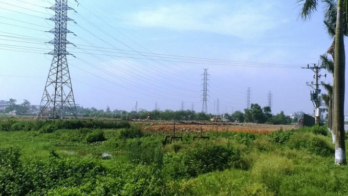 Hiện dự án mới chỉ là bãi đất trống, chưa có bất cứ cơ sở hạ tầng gì.