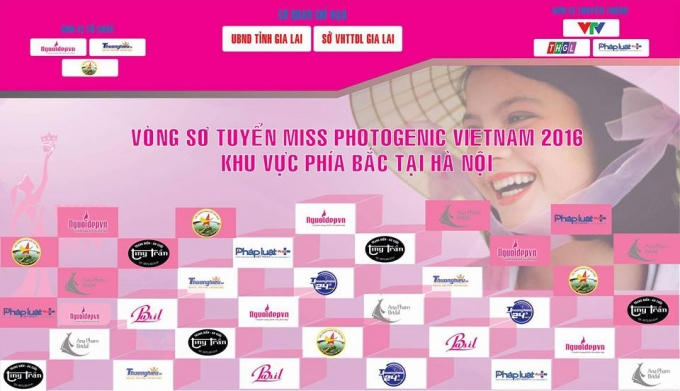 Vòng sơ khảo Miss photogenic Viet Nam 2016 khu vực phía bắc sẽ diễn ra tại Hà Nội.