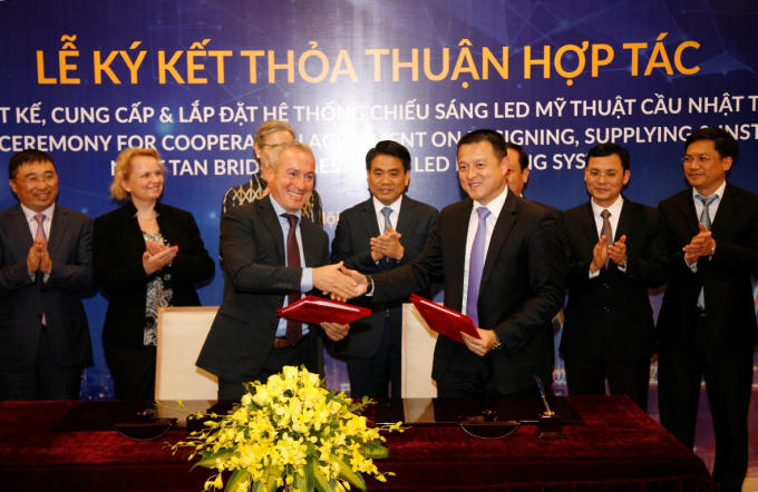 Sun Group t&agrave;i trợ một số c&ocirc;ng tr&igrave;nh chiếu s&aacute;ng tại H&agrave; Nội