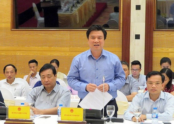 Thứ trưởng Bộ GD&amp;ĐT Nguyễn Hữu Độ.
