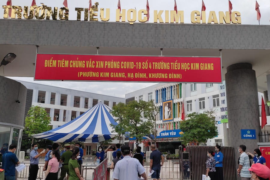 Trường Tiểu học Kim Giang. Ảnh: Phường Kim Giang.