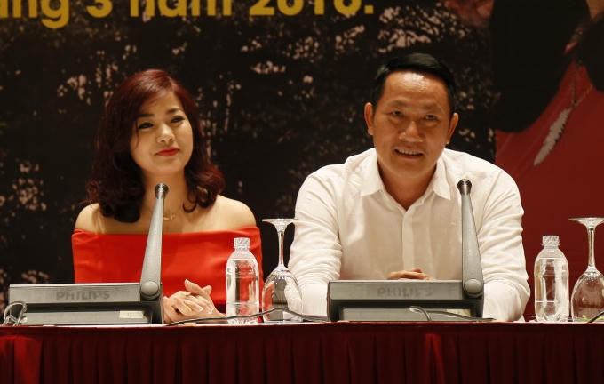 Diễn viên Đàm Hằng và Hoàng Hải.