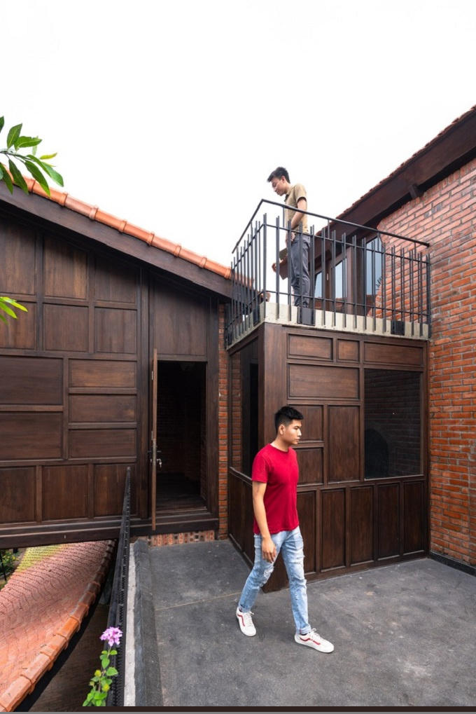 nhà cổ ở ngoại thành Hà Nội, nhà xây trên đất tổ ở Đông Anh, nhà cổ ở Hà Nội, nhà gạch ở Hà Nội